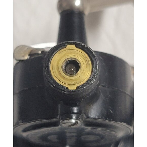 Vintage Recordette Switzerland Spinning Fishing Reel U.S. Patent No. 21 - Metal - Picture 10 of 14